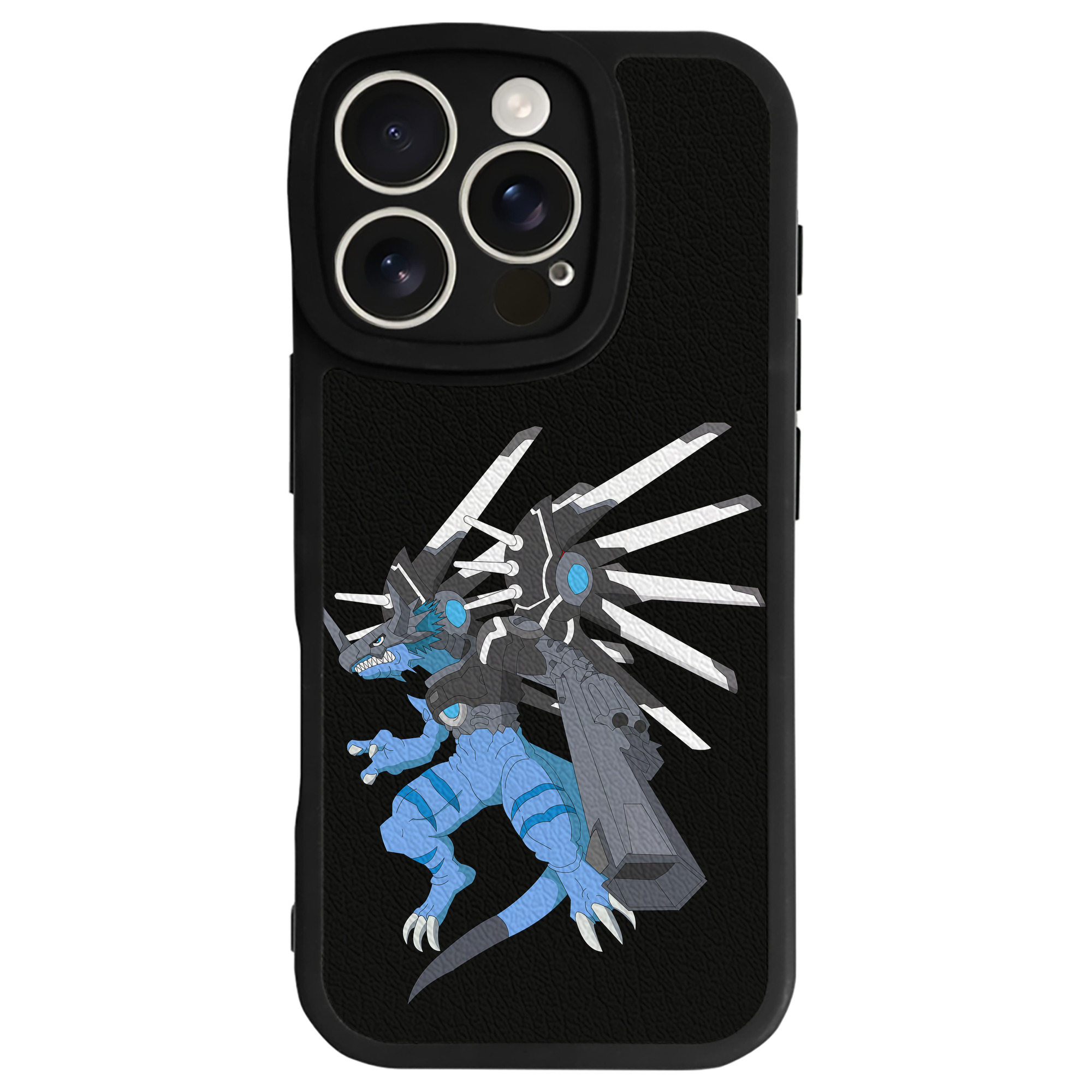 （画像用） Digimon デジタルモンスター/デジモン 【iPhone 16シリーズ対応】シリコンスマホケース（レザー調） 材質：シリコン